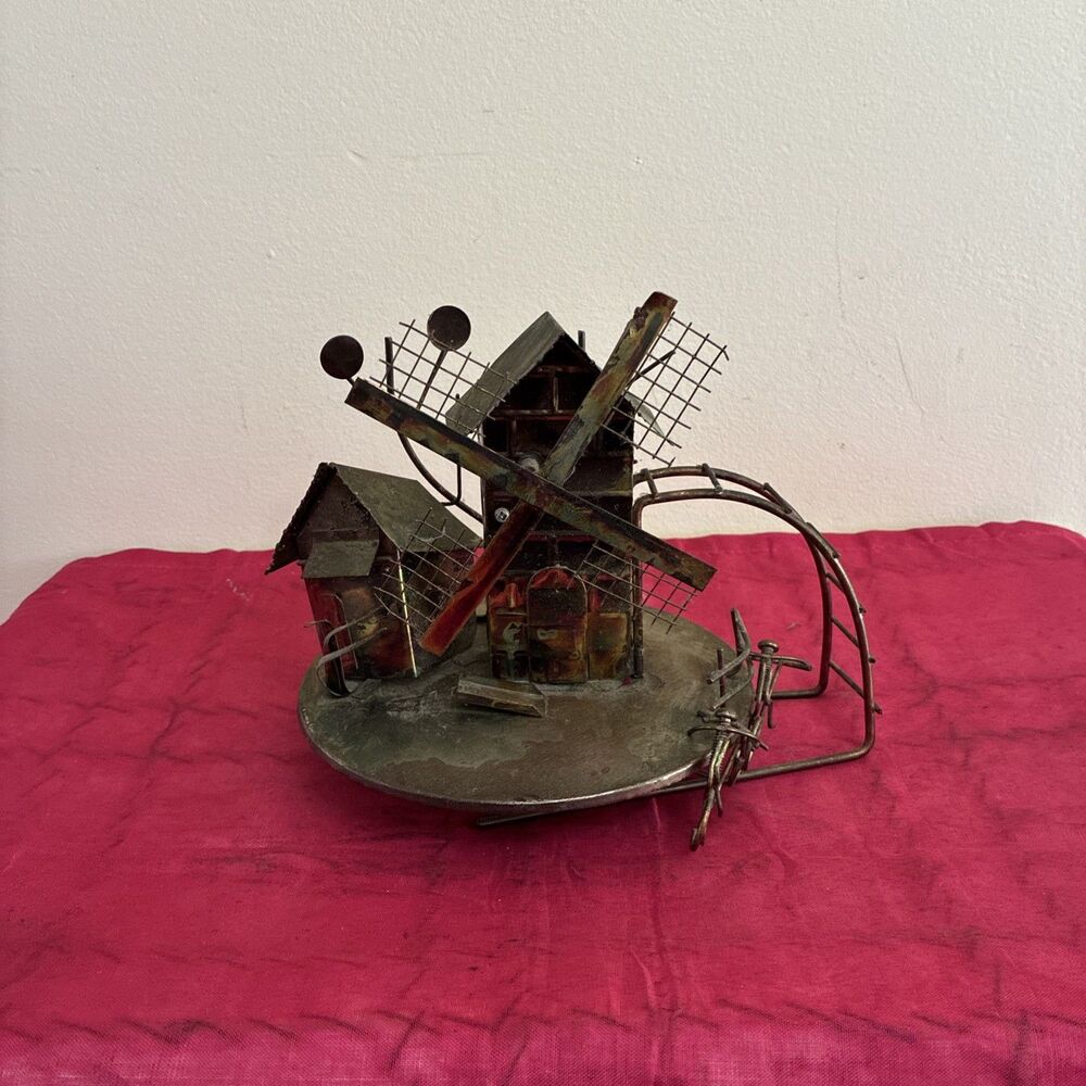 Vintage Jokiwa Metal Wind Mill Must Box - Country Roads